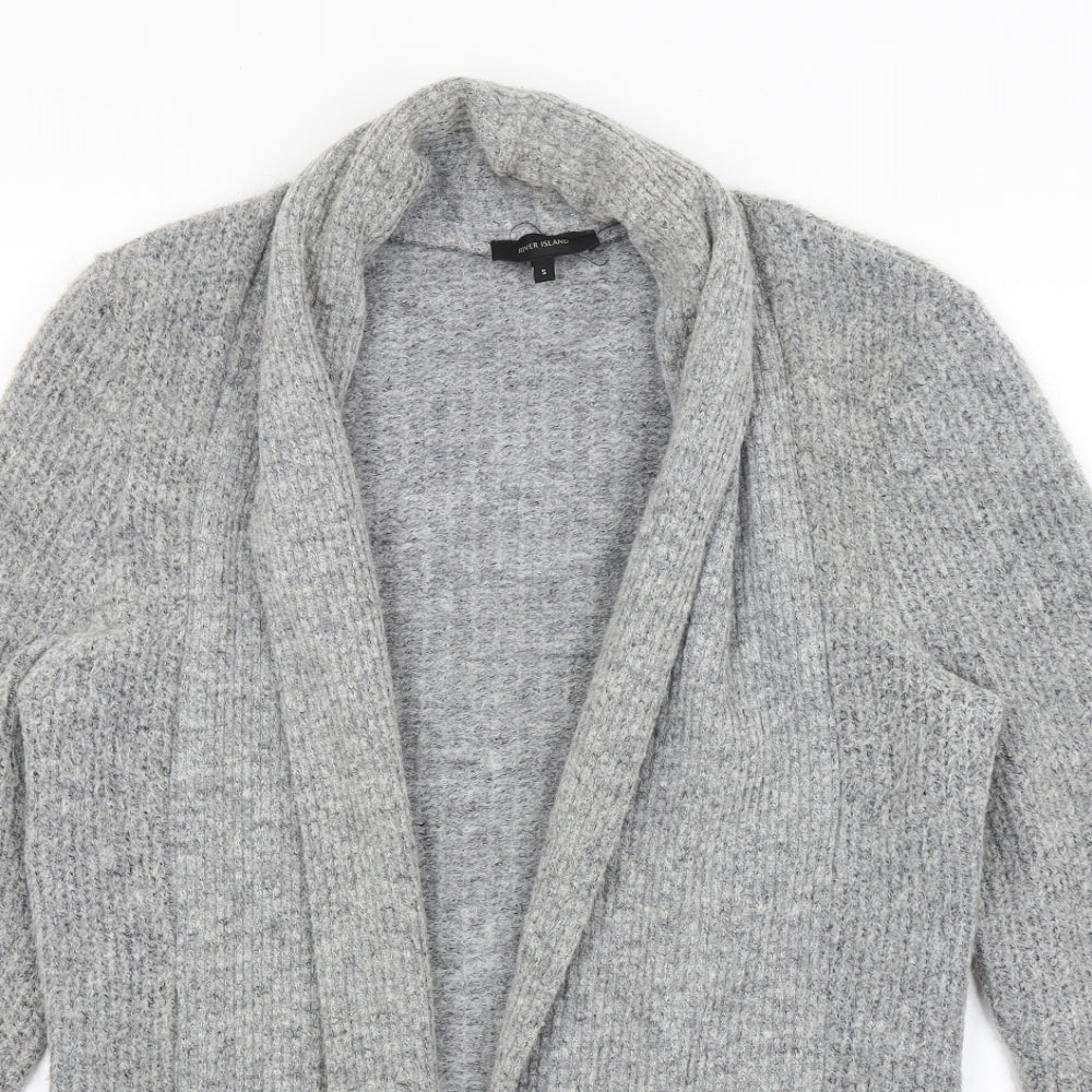 River Island Womens Grey   Wrap Jumper Size S