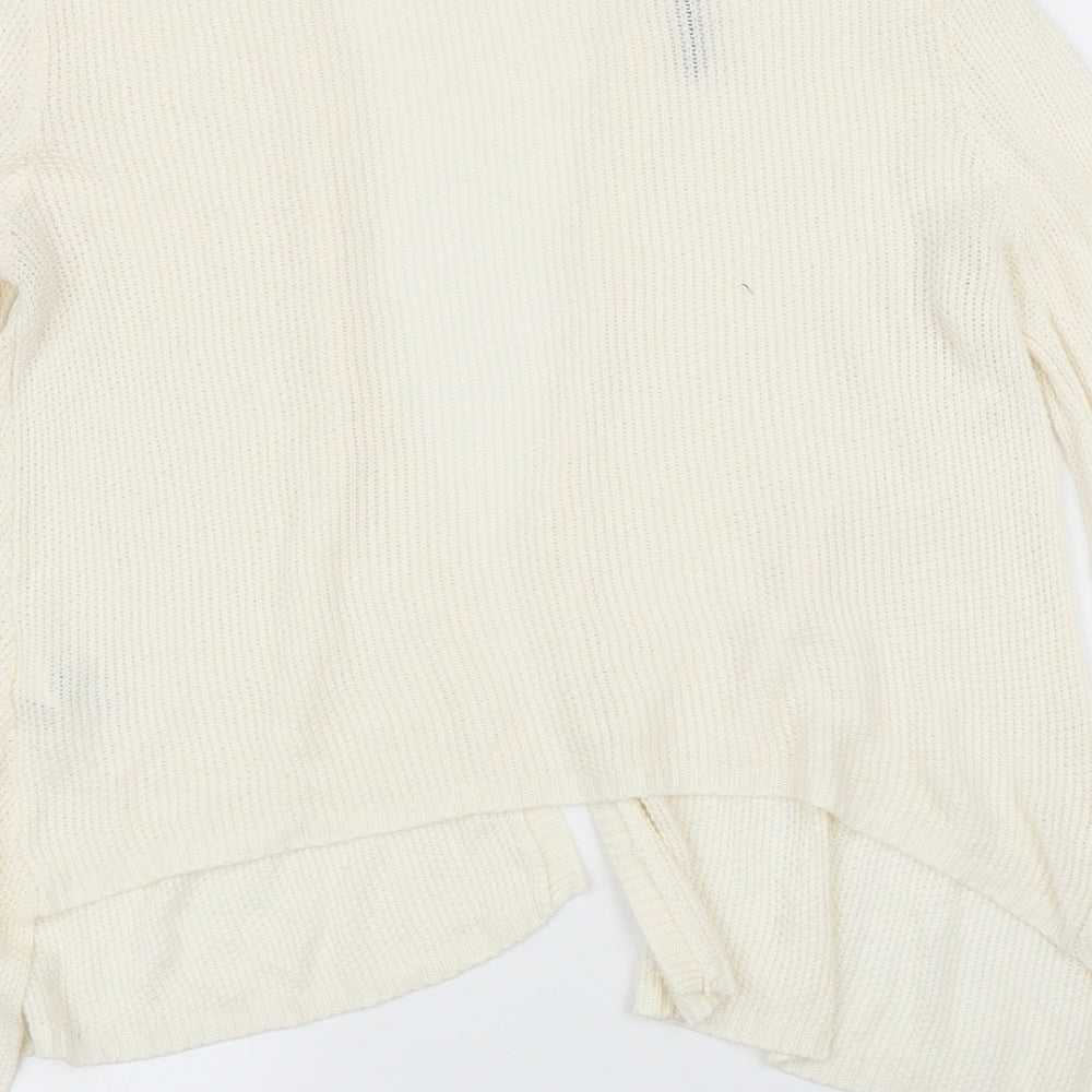H&M Womens Ivory   Cardigan Jumper Size S