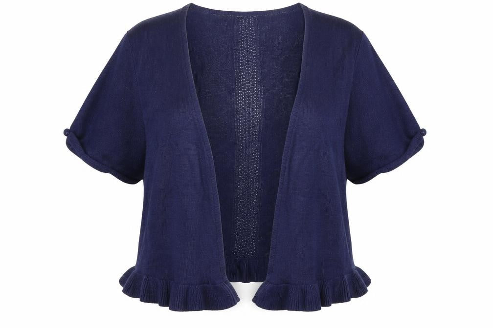 Per Una Womens Blue   Cardigan Jumper Size 14