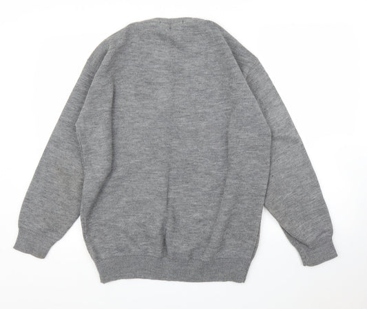 Cavallio Mens Grey   Pullover Jumper Size M