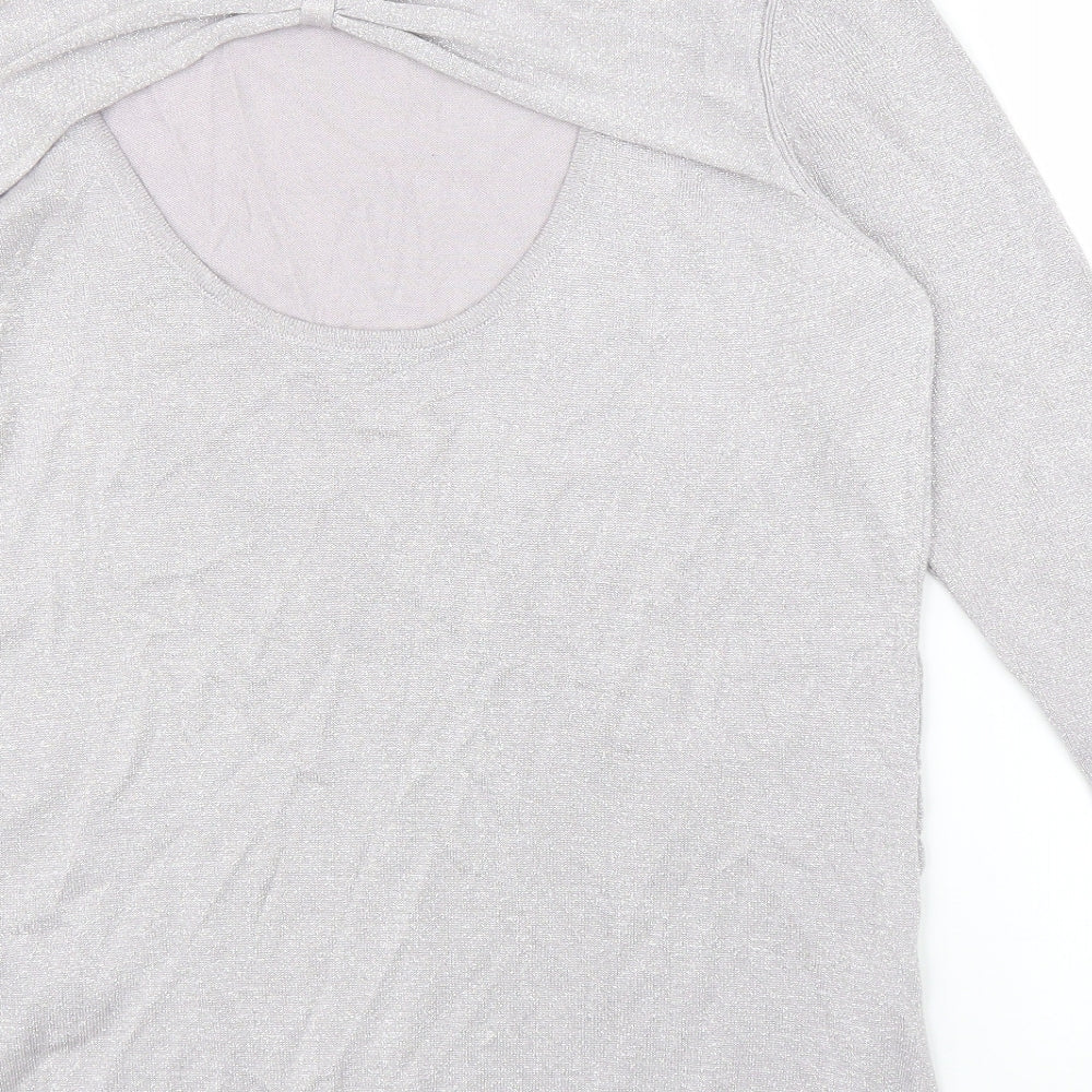 Coast Womens Silver   Pullover Jumper Size L