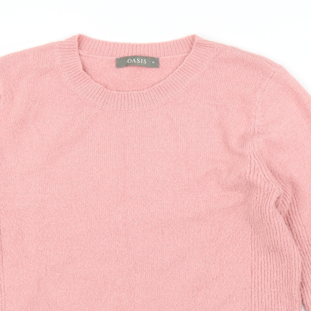 Oasis Womens Pink   Pullover Jumper Size M