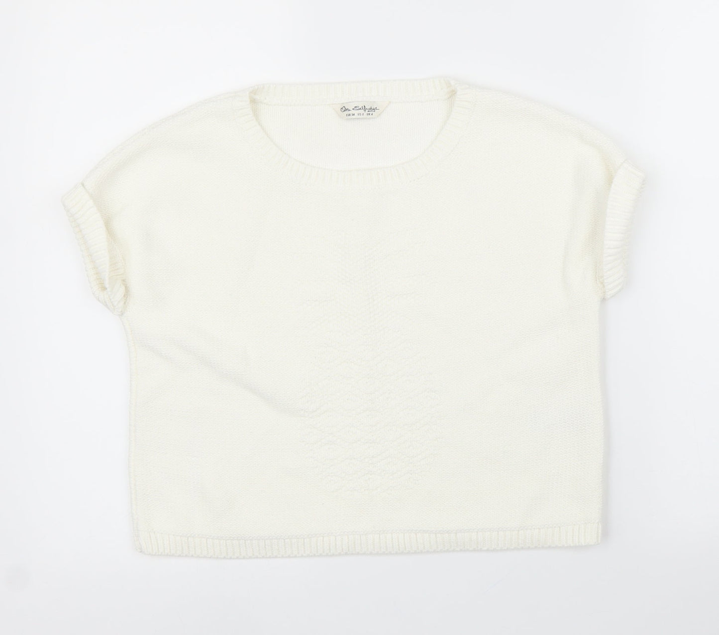 Miss Selfridge Womens White   Pullover Jumper Size 6