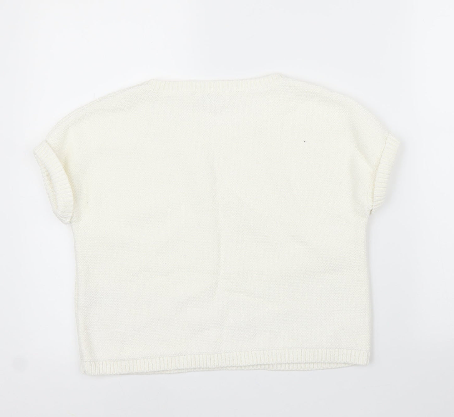 Miss Selfridge Womens White   Pullover Jumper Size 6