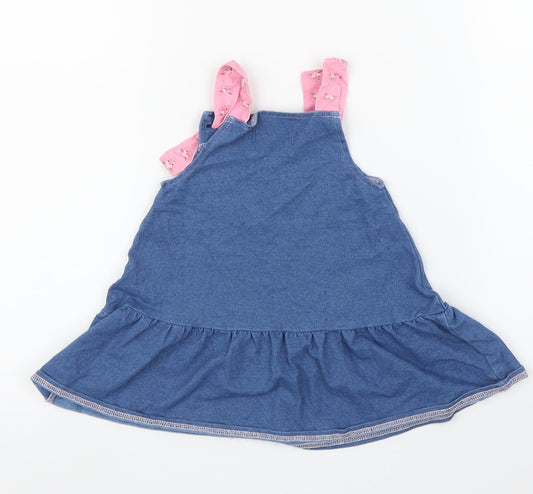RESERVED Girls Blue  Denim A-Line  Size 9-12 Months