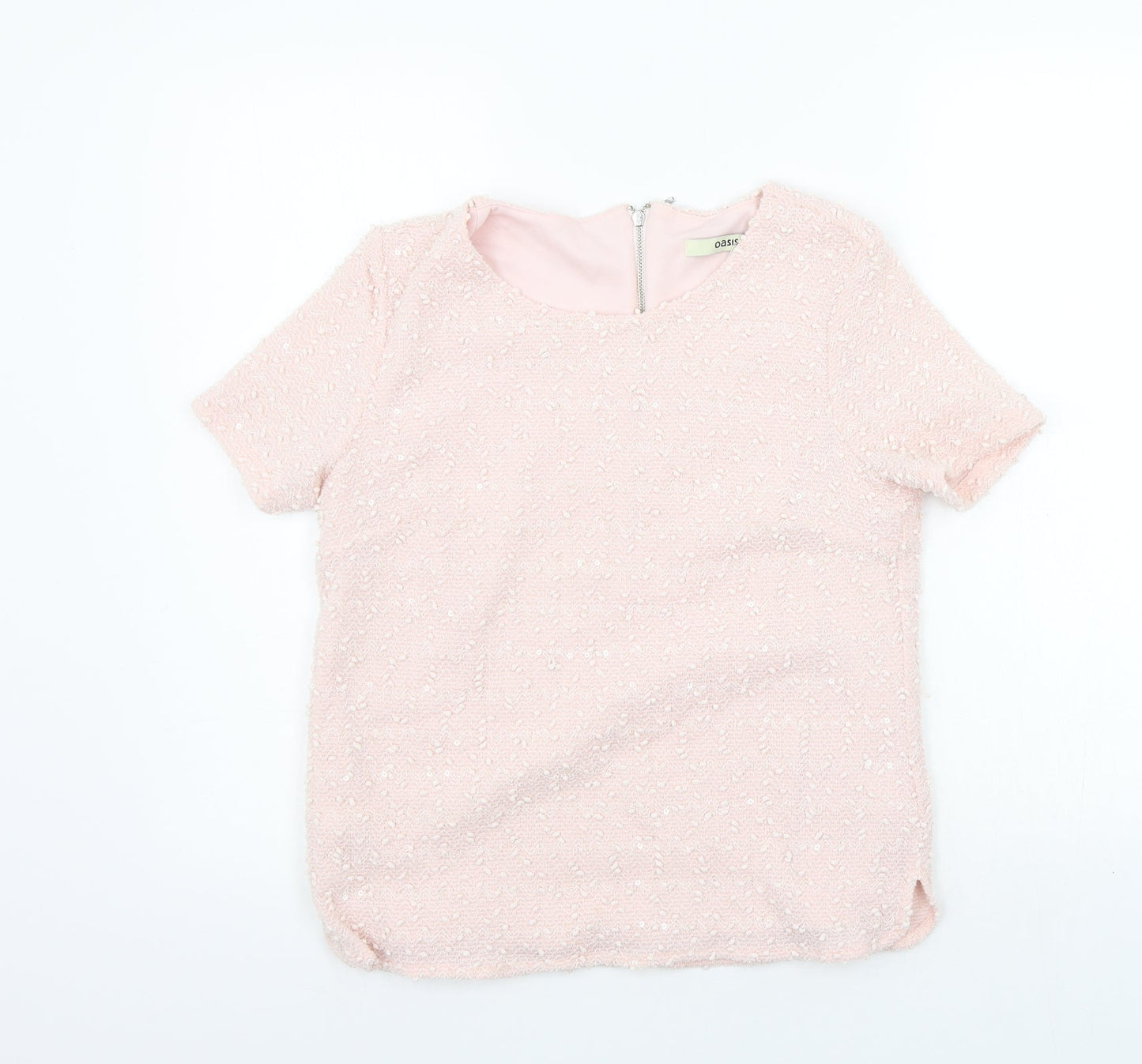 Oasis Womens Pink   Basic T-Shirt Size S