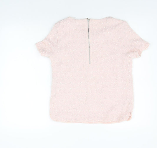 Oasis Womens Pink   Basic T-Shirt Size S
