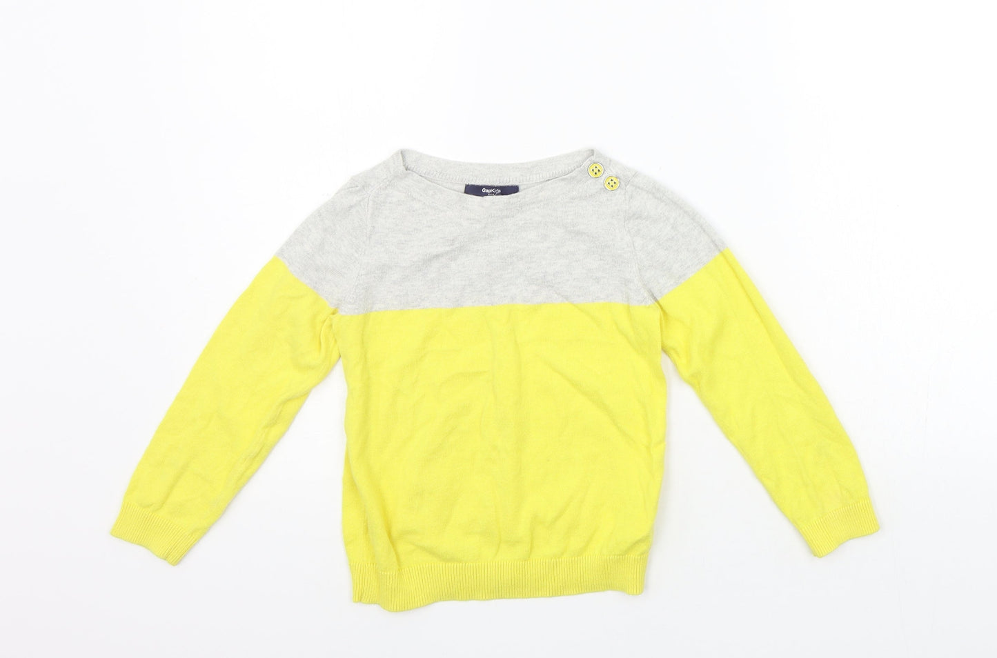 Gap Boys Yellow   Pullover Jumper Size XS