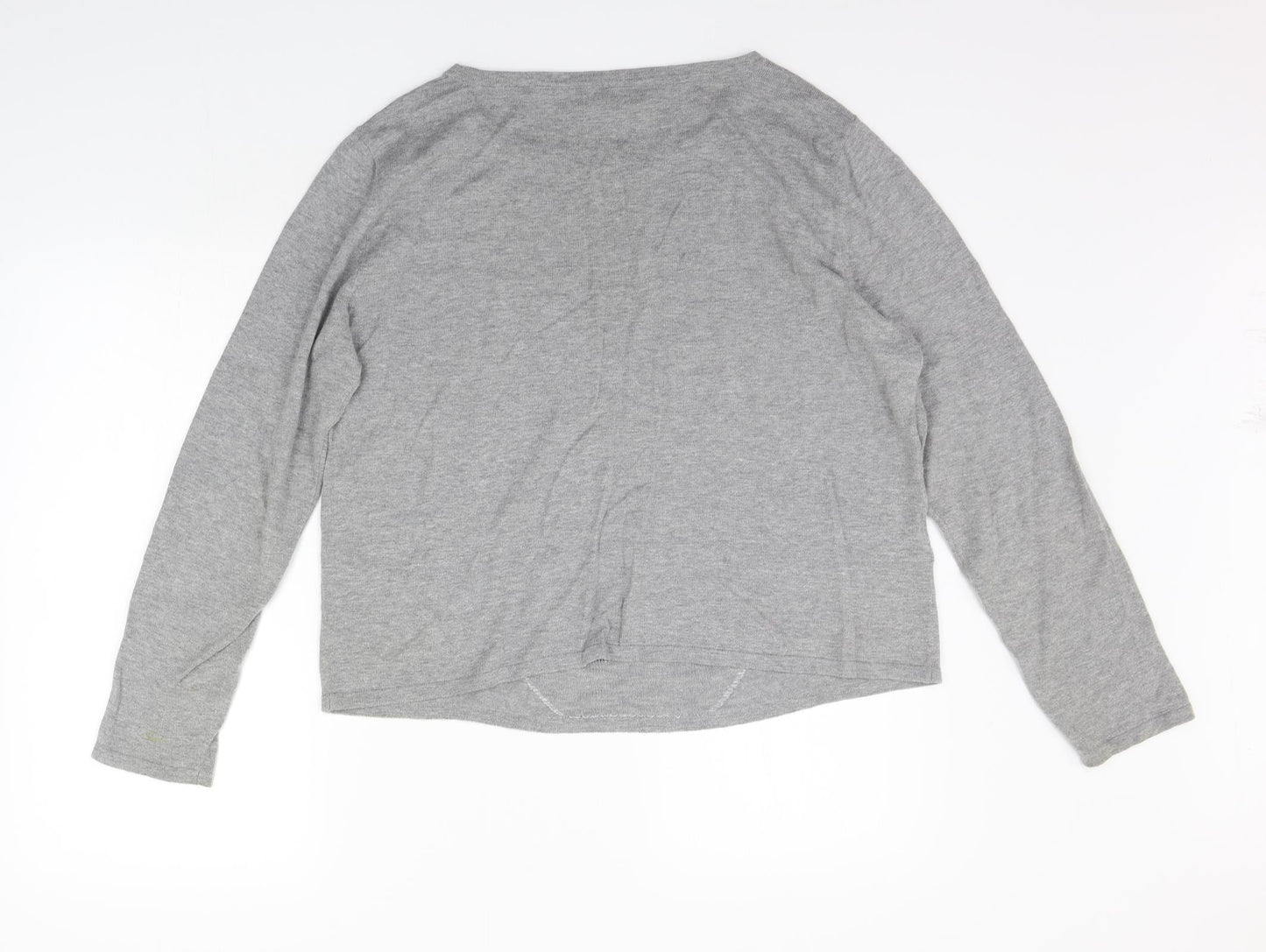NEXT Womens Grey   Pullover Jumper Size 14  - Christams washable MARKS