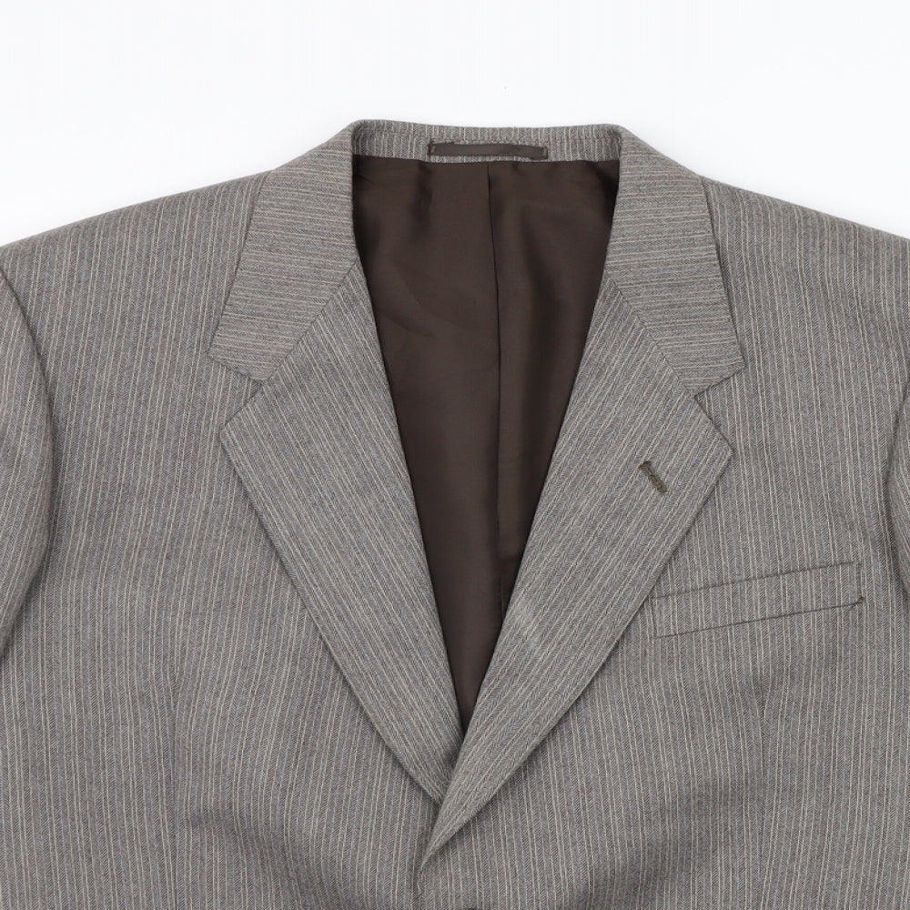 CANDA Mens Grey   Jacket Suit Jacket Size S