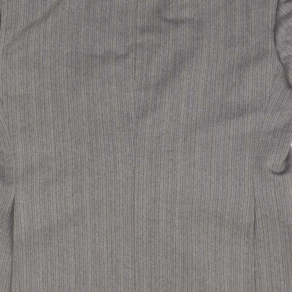 CANDA Mens Grey   Jacket Suit Jacket Size S
