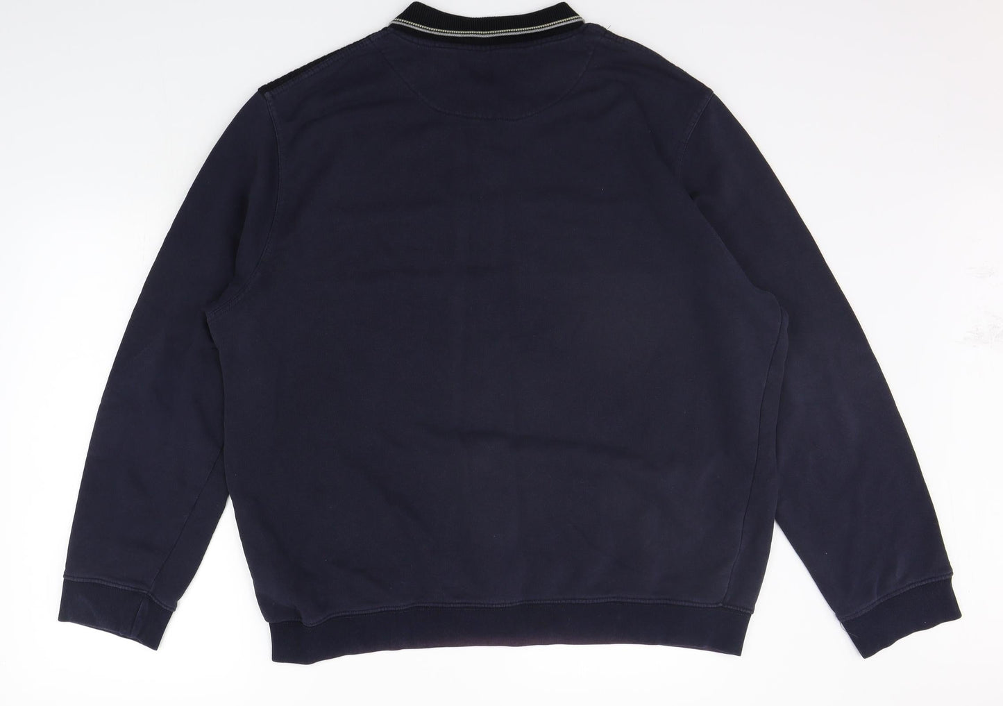 BHS Womens Blue Geometric  Pullover Jumper Size XL