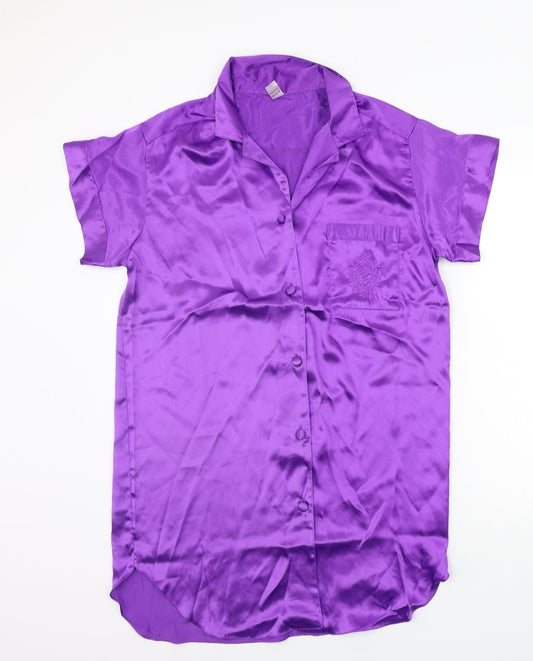 wild orchid Womens Purple   Basic Button-Up Size 12
