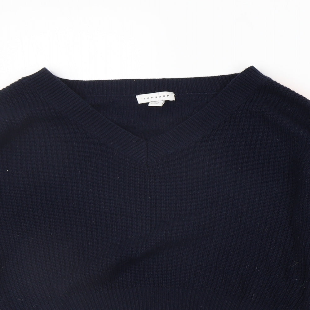 Topshop Womens Blue   Pullover Jumper Size 8