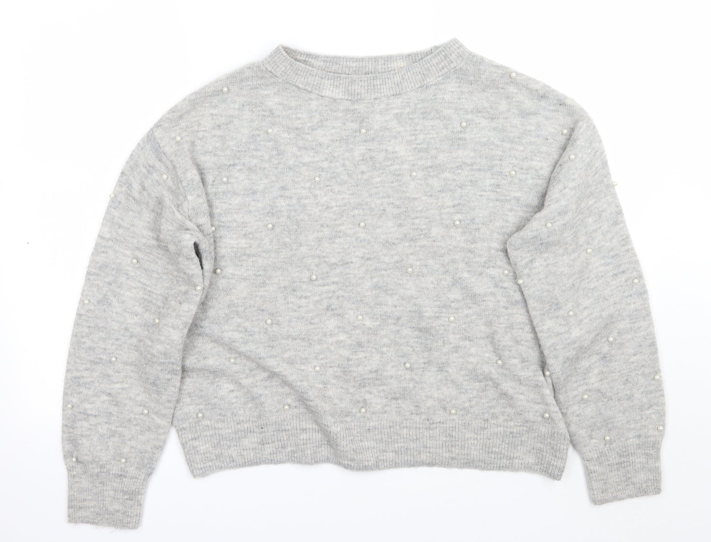 H&M Womens Grey   Pullover Jumper Size S