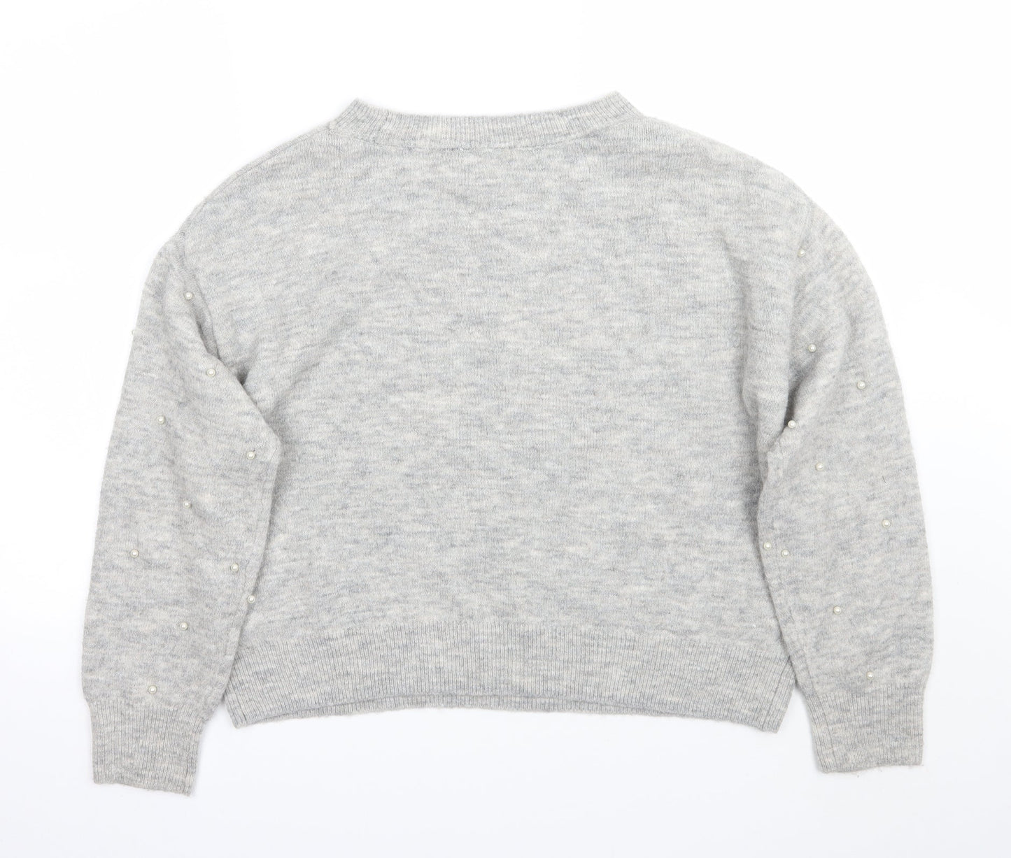 H&M Womens Grey   Pullover Jumper Size S