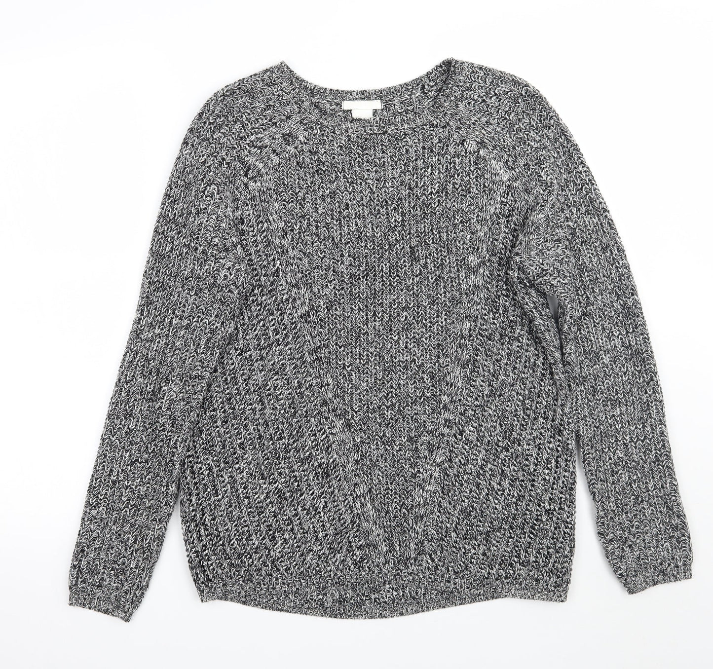 H&M Womens Grey   Pullover Jumper Size S
