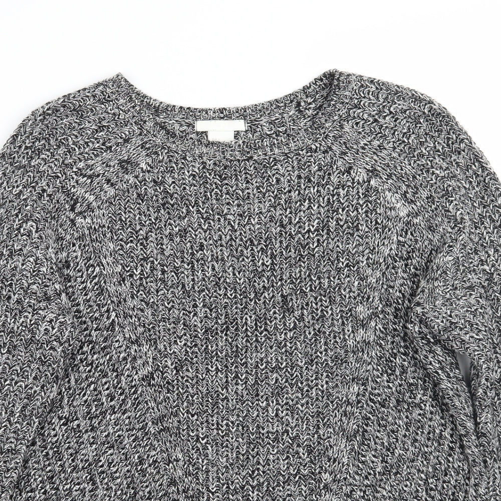 H&M Womens Grey   Pullover Jumper Size S