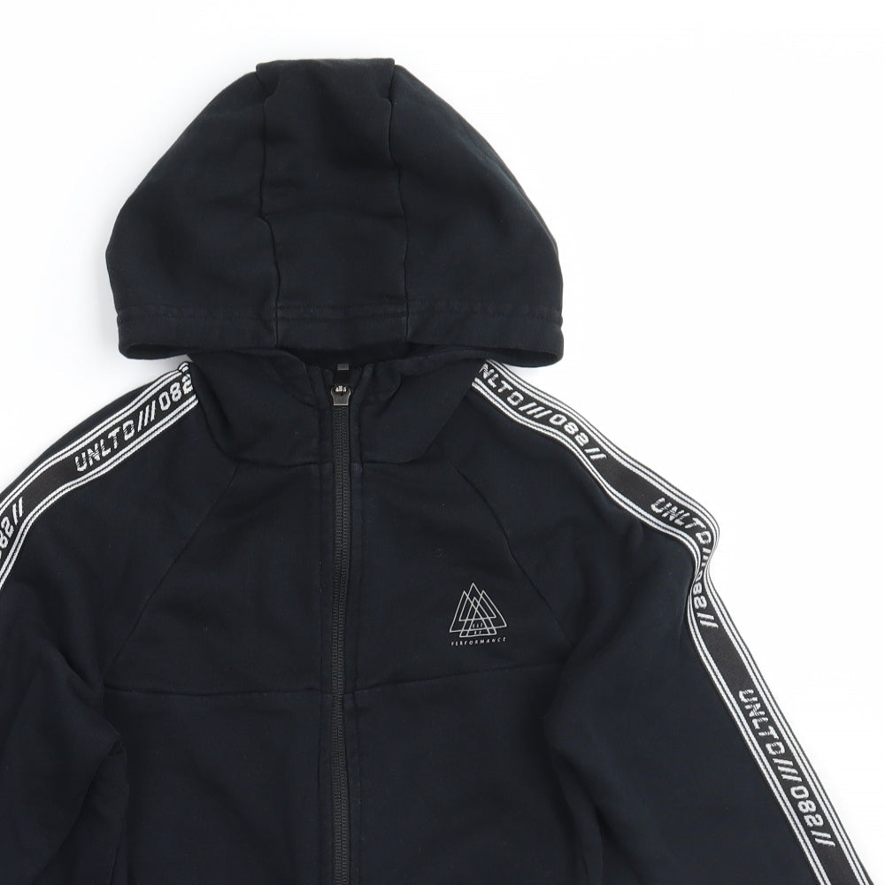 NEXT Girls Black   Jacket Coat Size 7 Years