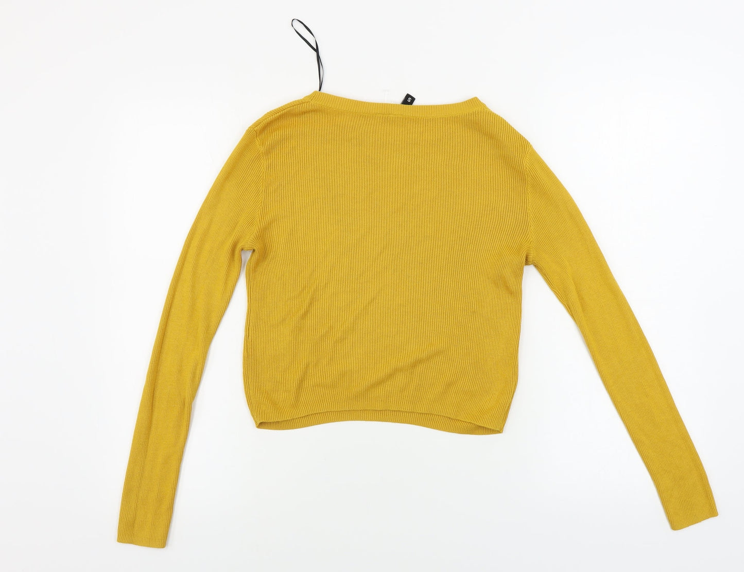 H&M  Womens Yellow   Pullover Jumper Size S