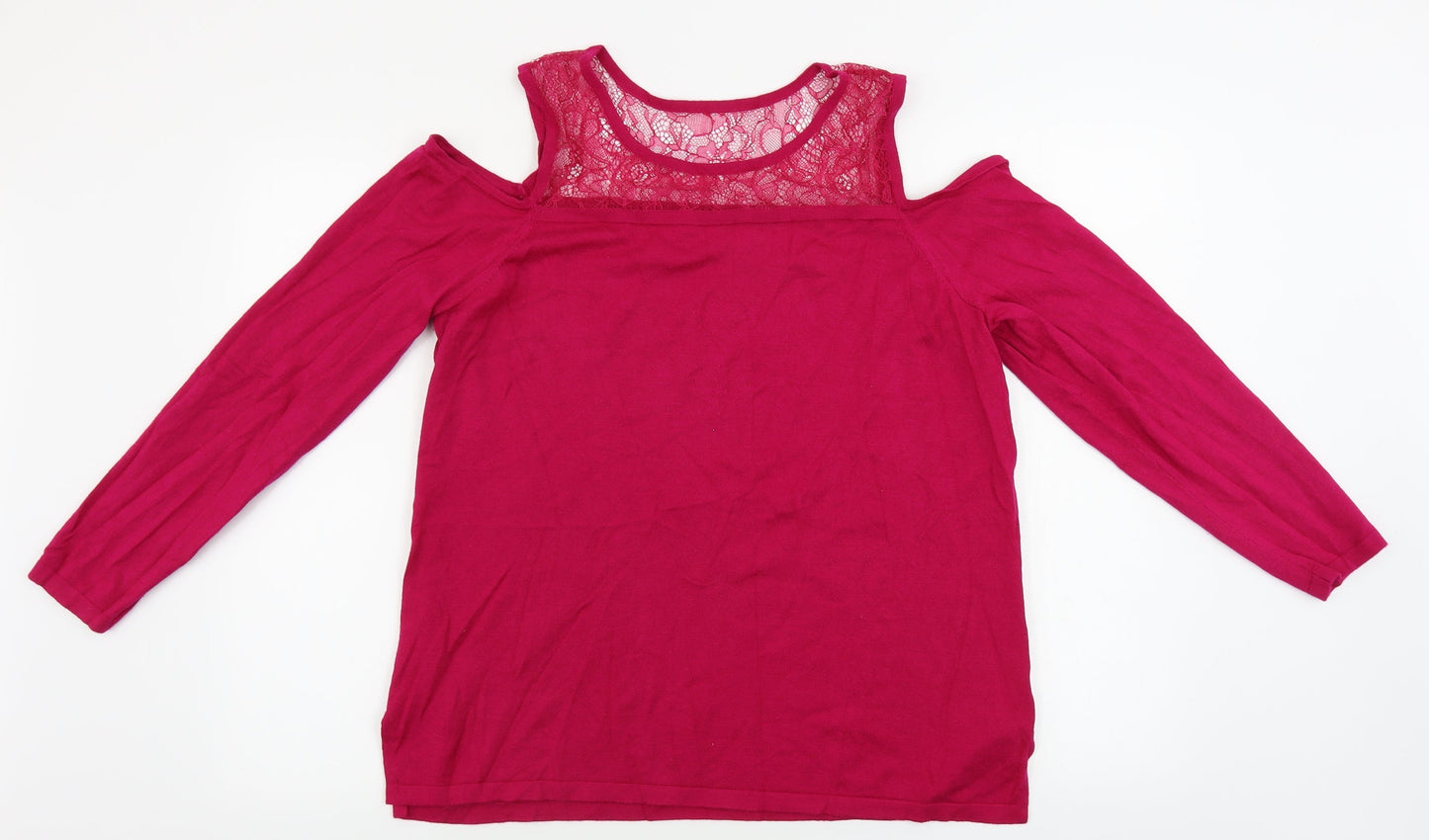 Soon Womens Pink   Pullover Jumper Size 18