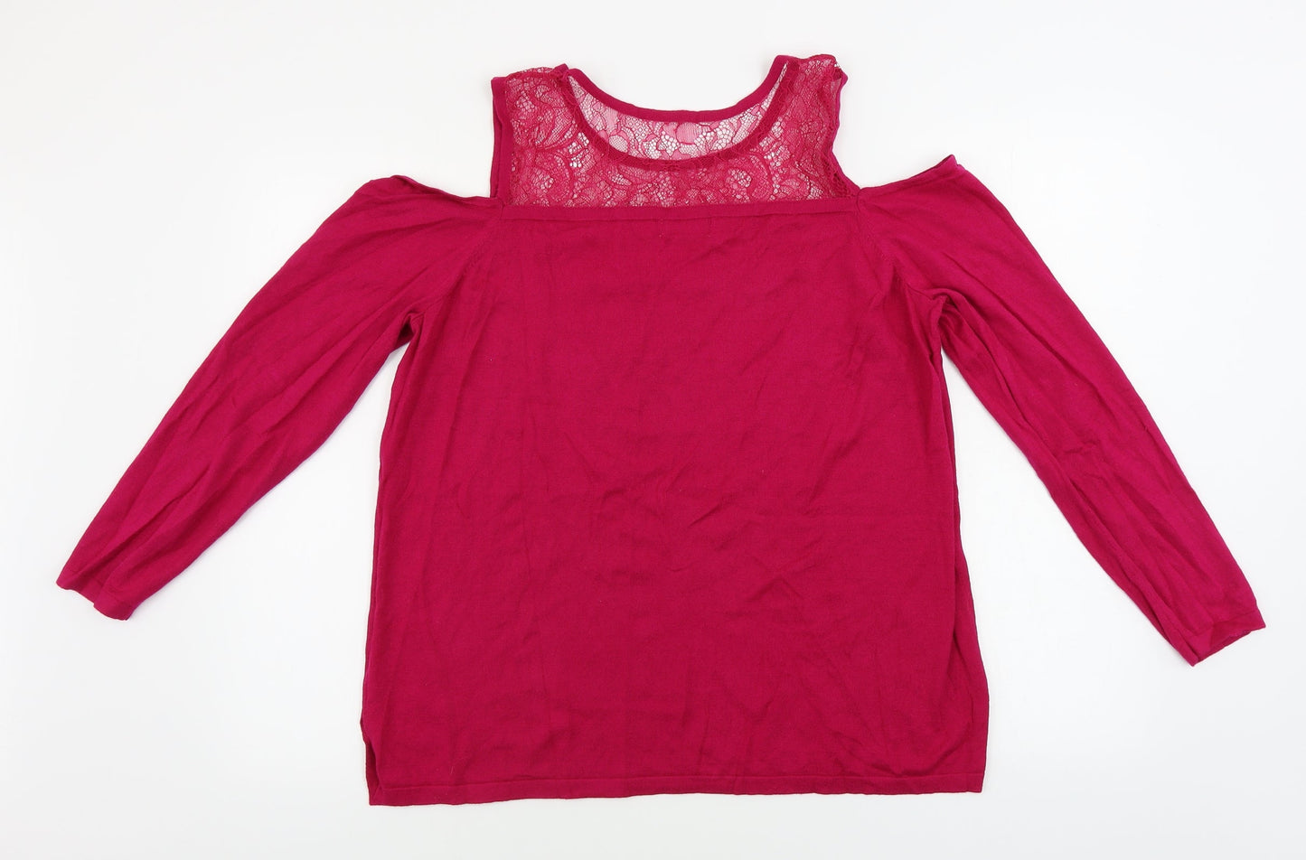 Soon Womens Pink   Pullover Jumper Size 18