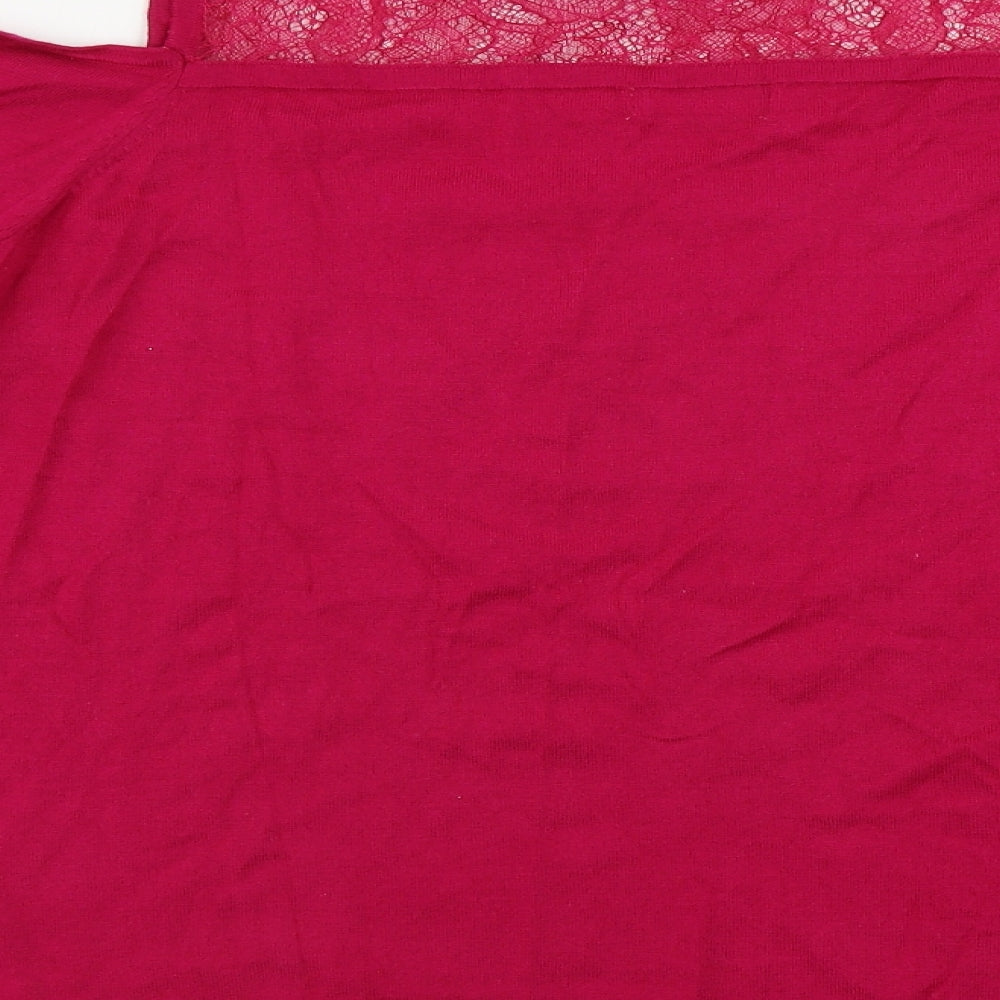 Soon Womens Pink   Pullover Jumper Size 18