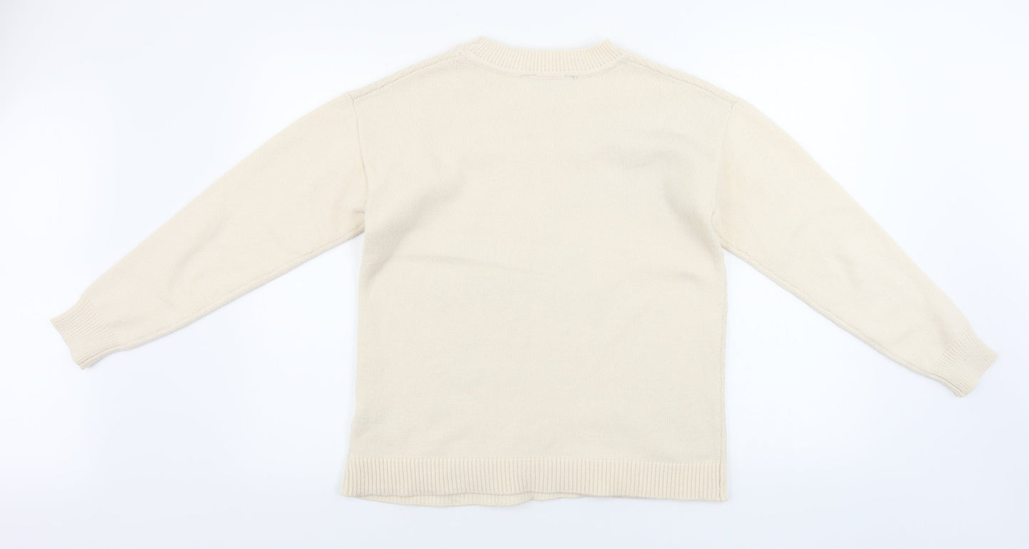 Bonmarché Womens Beige   Pullover Jumper Size 12