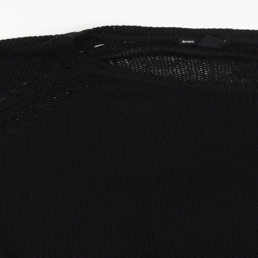 H&M  Womens Black   Pullover Jumper Size S