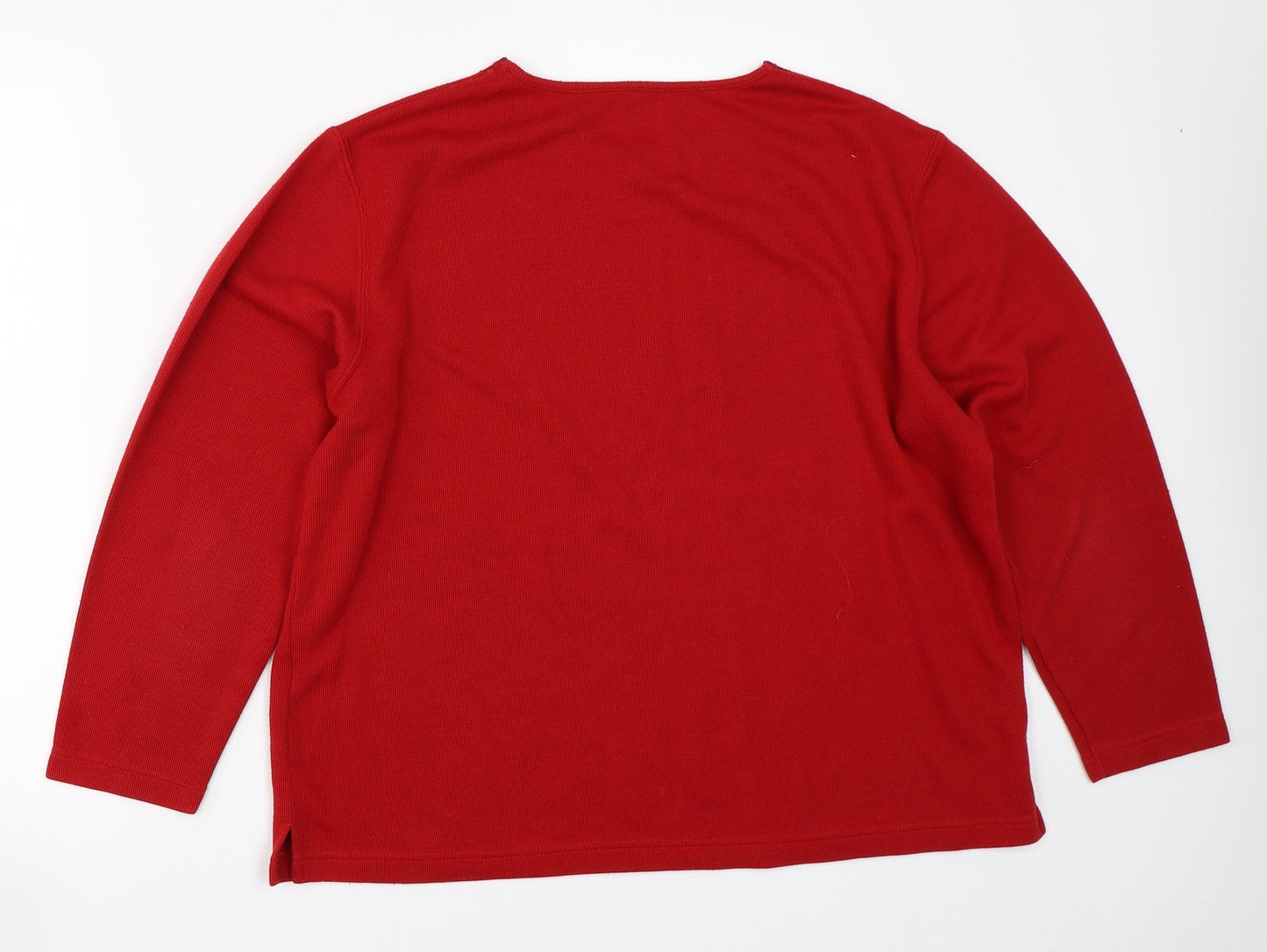 Preworn Womens Red   Pullover Jumper Size L