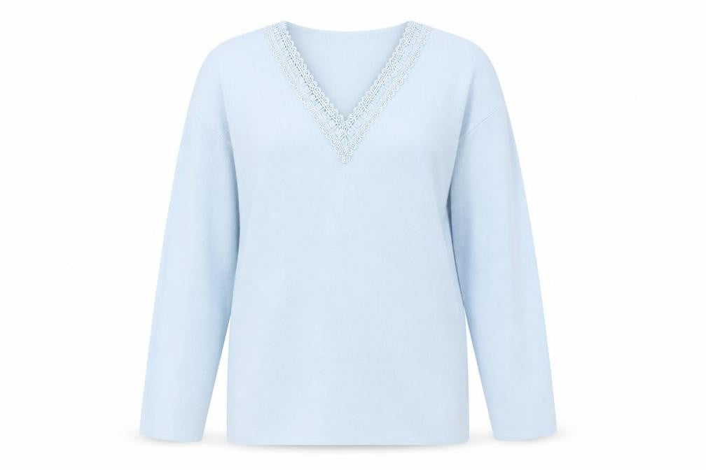 Debbie Morgan Womens Blue   Pullover Jumper Size L