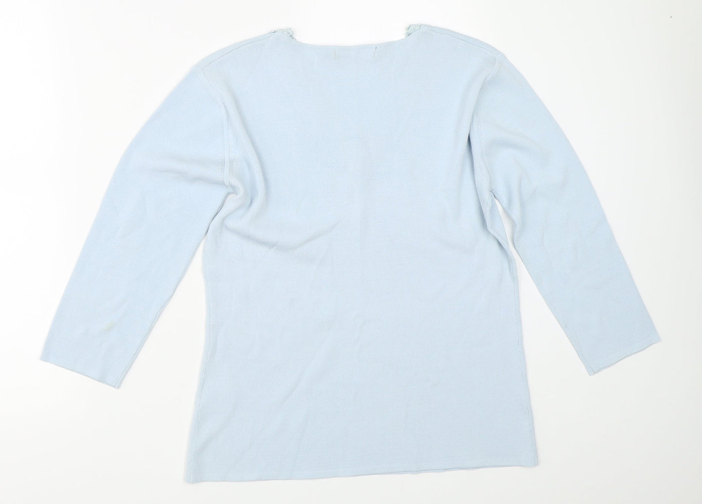 Debbie Morgan Womens Blue   Pullover Jumper Size L