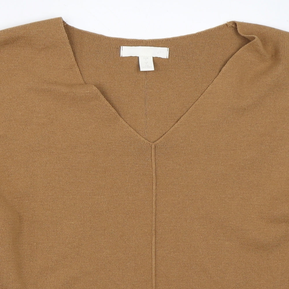 H&M Womens Brown   Pullover Jumper Size S