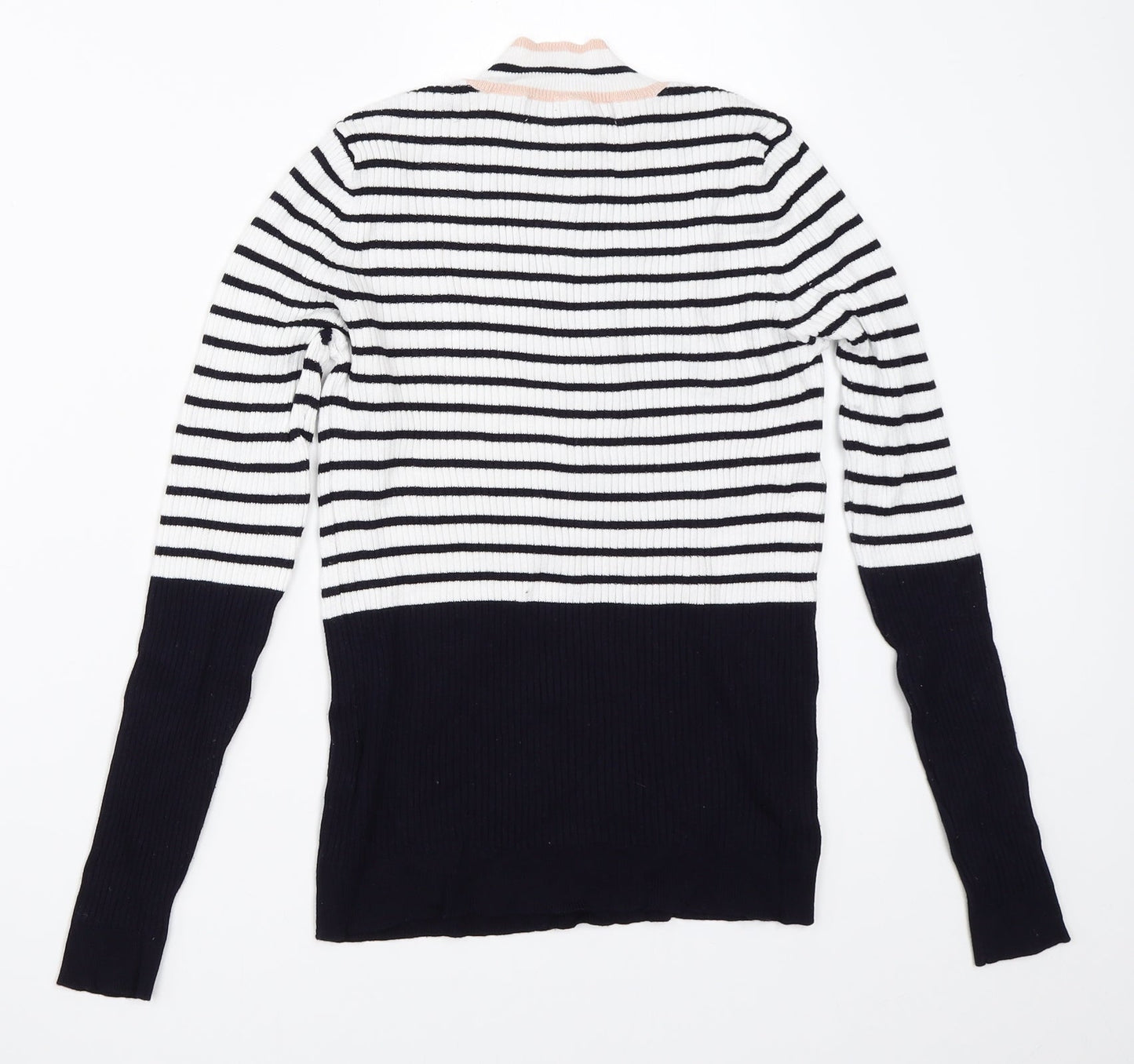 Principles Womens Blue Striped  Pullover Jumper Size 12