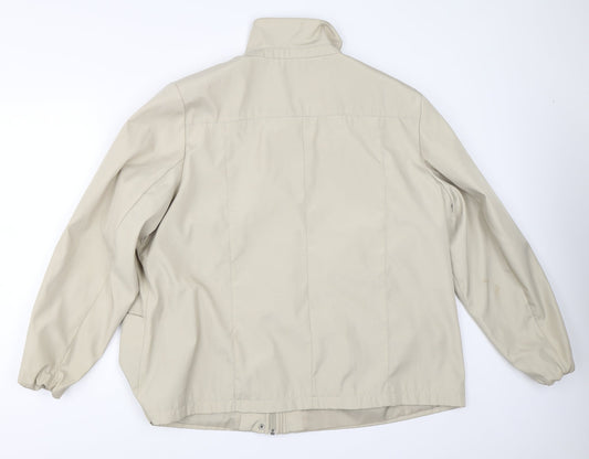 Classic Womens Beige   Overcoat Coat Size XL