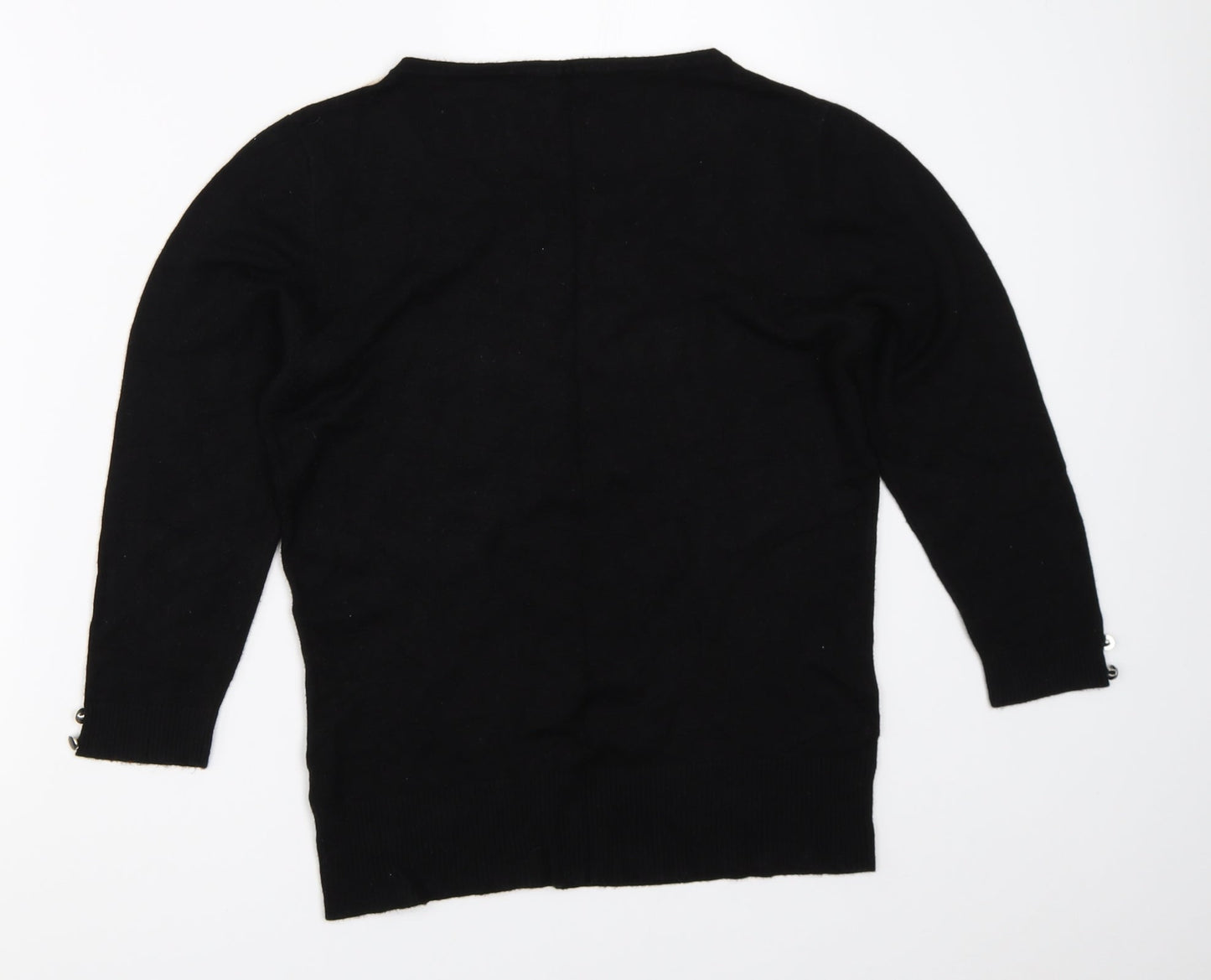 M&Co Womens Black   Pullover Jumper Size 12