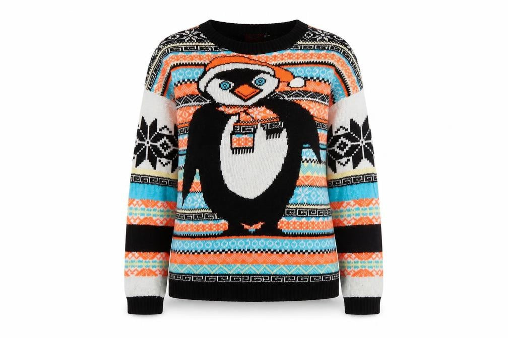 Remel Womens Black   Pullover Jumper Size S  - Penguin