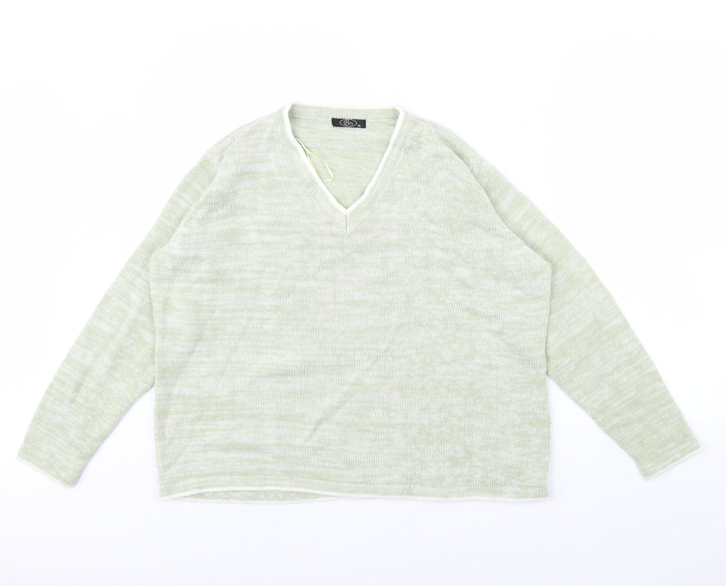 BM Womens Green   Pullover Jumper Size XL