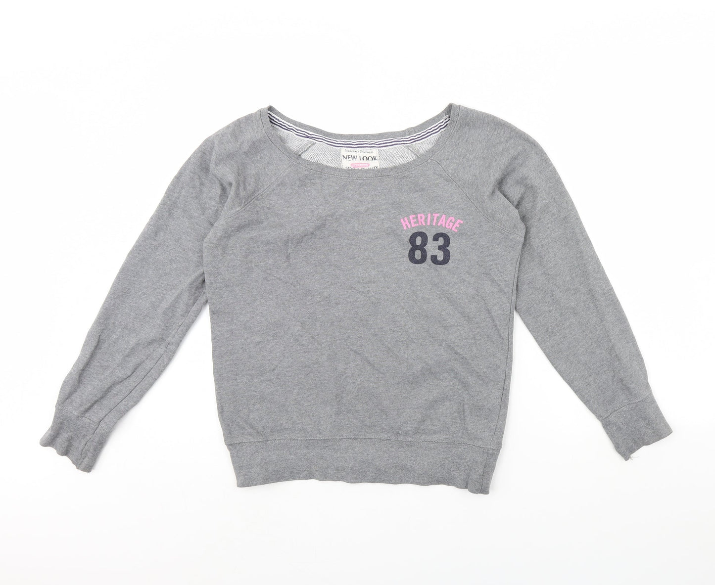 New Look Womens Grey   Pullover Jumper Size 10  - Heritage