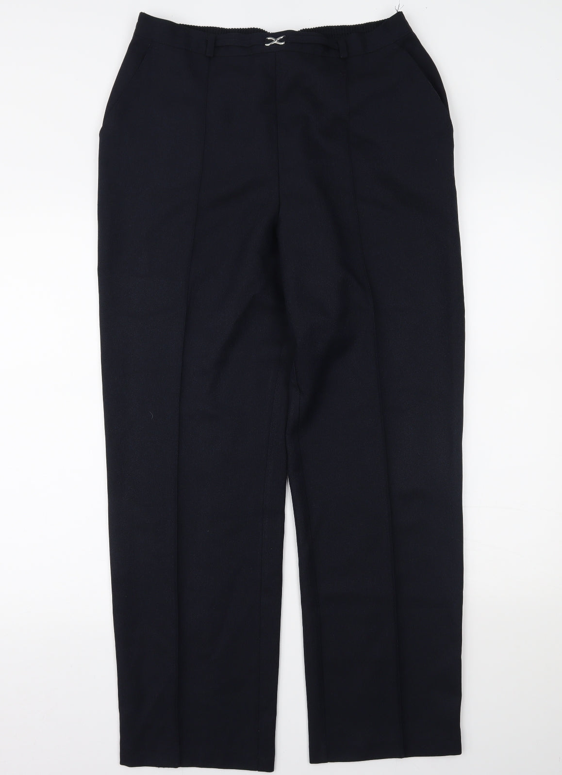 Marks and Spencer Womens Blue   Trousers  Size 14 L27 in