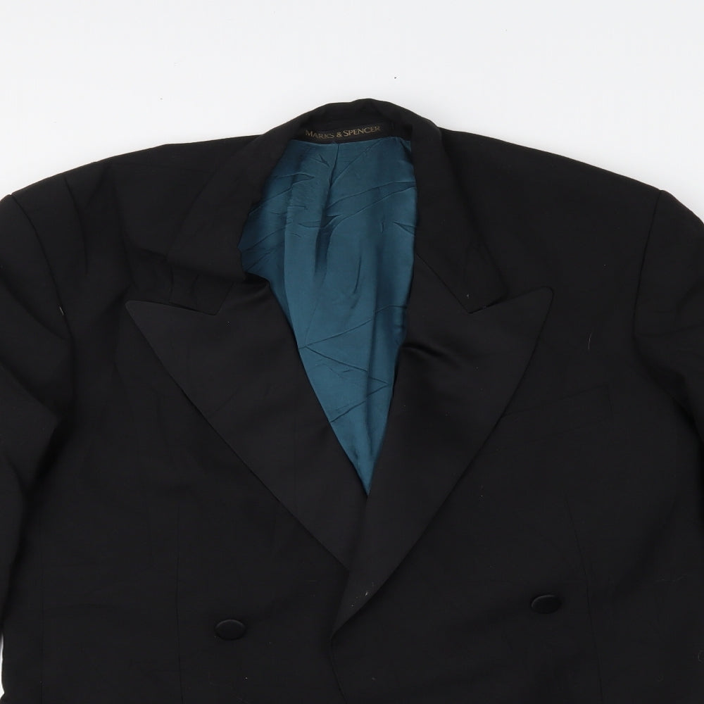 Marks and Spencer Mens Black   Jacket Suit Jacket