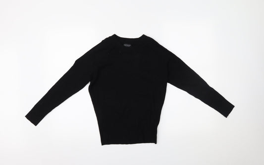 Topshop Womens Black   Basic Blouse Size 8