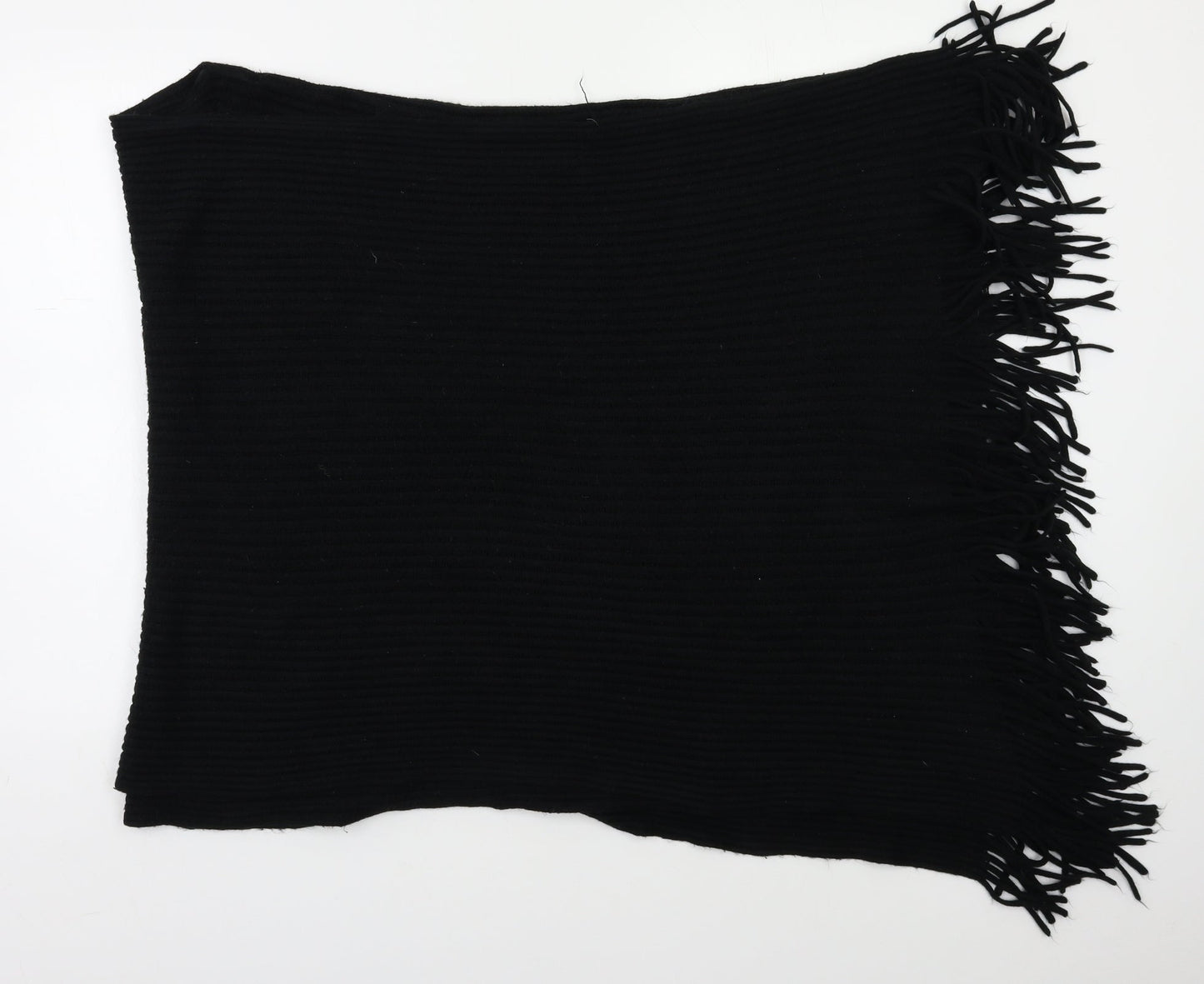 Preworn Womens Black    Shawl/Wrap