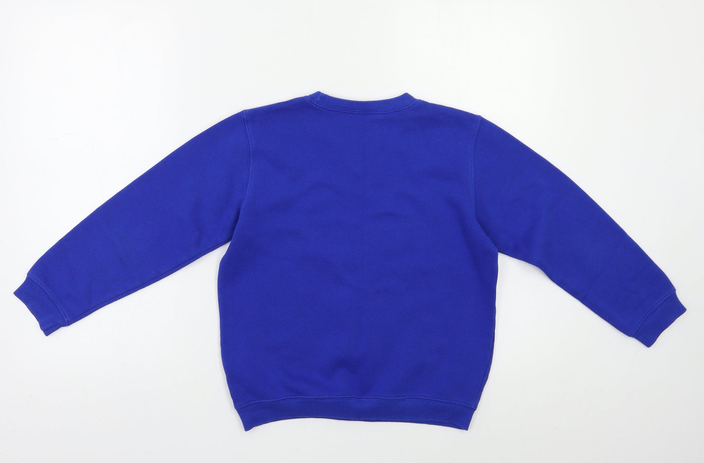 Preworn Girls Blue   Pullover Sweatshirt Size 8 Years
