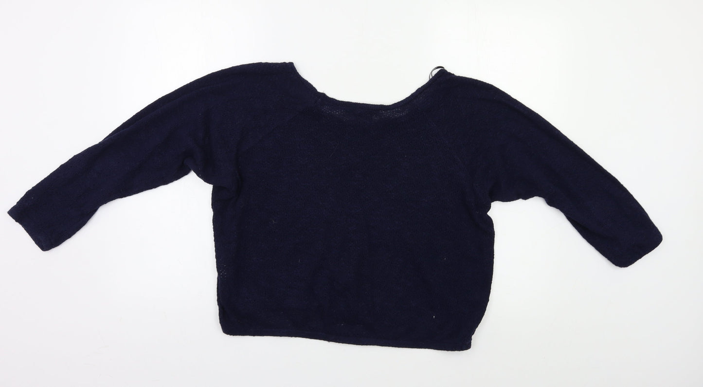 Topshop Womens Blue   Pullover Jumper Size 10
