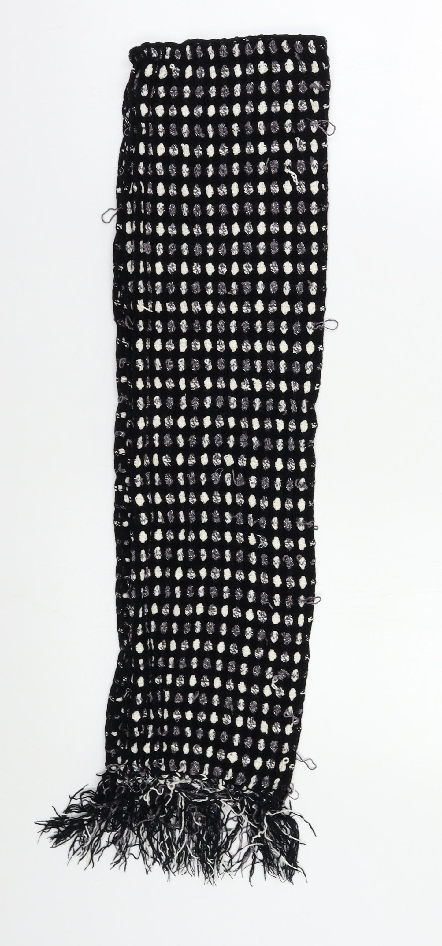 M&S Womens Grey Polka Dot   Scarf