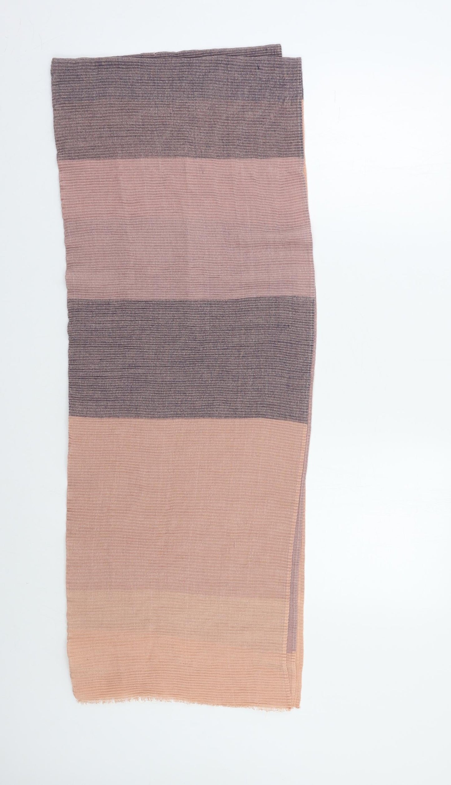 Preworn Womens Pink Striped   Scarf