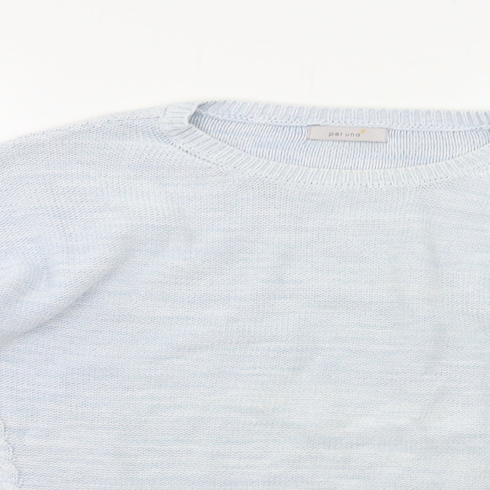 M&S Womens Blue   Pullover Jumper Size 14