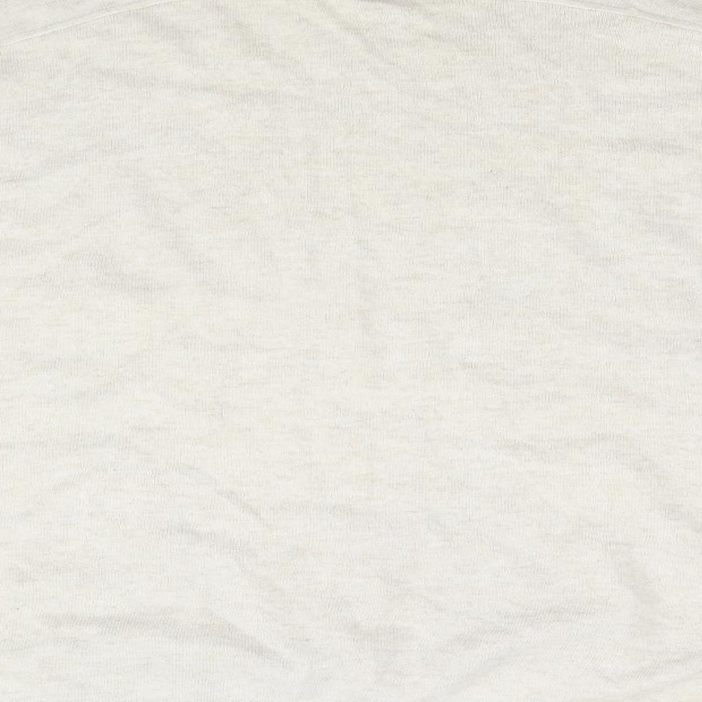 Topshop Womens Beige  Knit Pullover Jumper Size 10