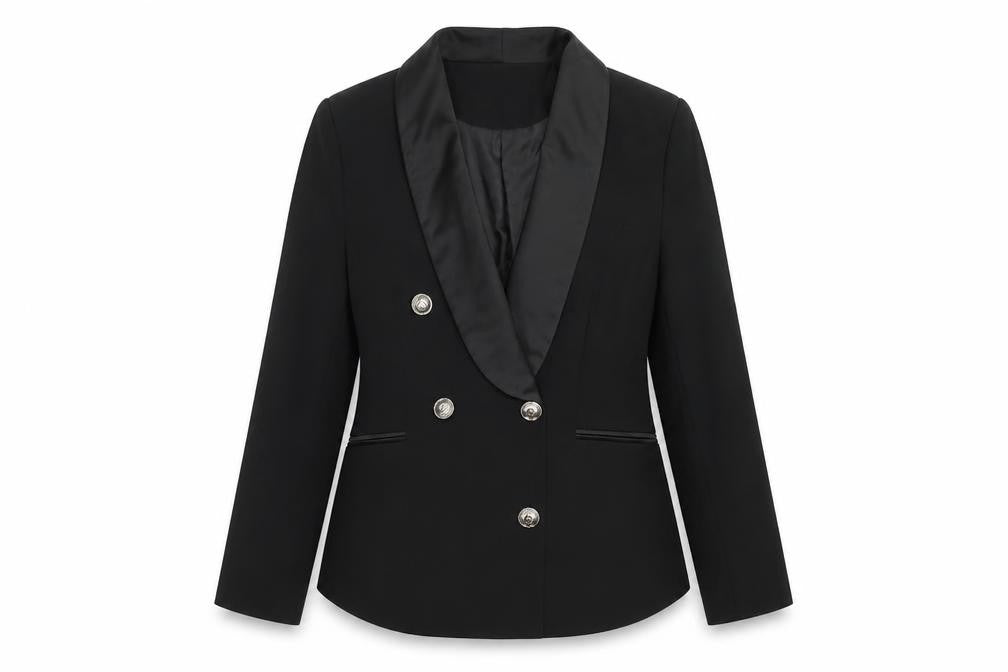 Boohoo Womens Black   Jacket Suit Jacket Size 14